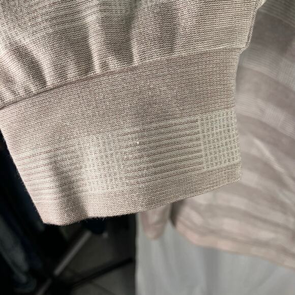 Sun Mountain Men’s Thermal Golf Pullover 1/4 Zip Gray Stripe XL Bulldog Logo - Picture 9 of 14